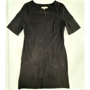 Aryeh Studio Dress Women's Medium Black Suede Stretch Casual Career (158)